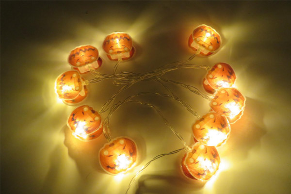 Halloween pumpkin warm white string light